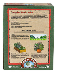 Down to Earth Granular Humic Acids