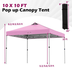 10 x 10 Feet Outdoor Commercial Pop up Canopy Tent