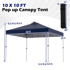 10 x 10 Feet Outdoor Commercial Pop up Canopy Tent