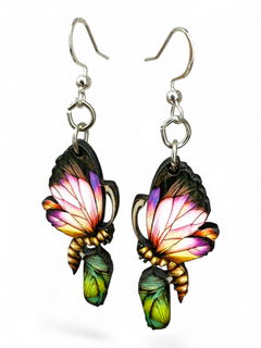 Cocoon to Butterfly Earrings #227