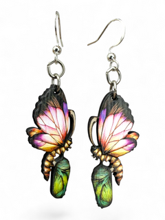 Cocoon to Butterfly Earrings #227