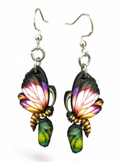 Cocoon to Butterfly Earrings #227
