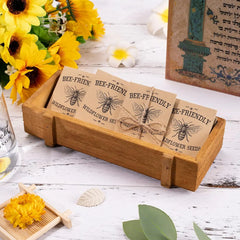 Bee Friendly Wildflower Seed Favors 25 Pack, Pre Filled Seed Packets, Garden Party Gifts