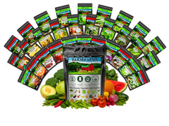 20-50 Varieties - Heirloom Vegetable & Herb Seed Vaults – USA Grown, Non-GMO - 10,000-50,000 Seeds