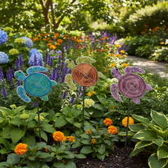 Sea Turtle Garden Stake (Set of 3)