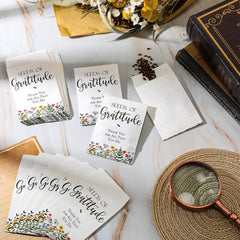 Seeds of Gratitude 25 Pack • Thank You Seed Packets • Wildflower Seed Favors