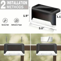 4-Pack: Solar Outdoor Garden Deck Lights