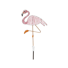 Flamingo Garden Stake, Asst (Set of 3)
