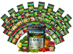 20-50 Varieties - Heirloom Vegetable & Herb Seed Vaults – USA Grown, Non-GMO - 10,000-50,000 Seeds