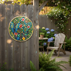Painted Fluttering in the Garden