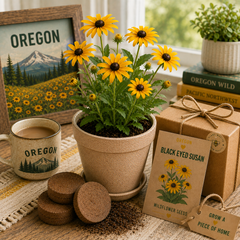 Oregon Black Eyed Susan Wildflower Grow Kit