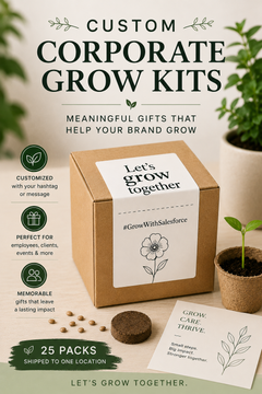Custom Corporate Grow Kits | Employee Appreciation Gifts