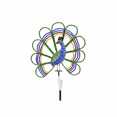 Peacock Garden Stake (Set of 3)