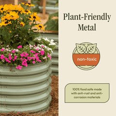 Gro-Rite "No Tools Needed" Premium Metal Raised Garden Bed Kit