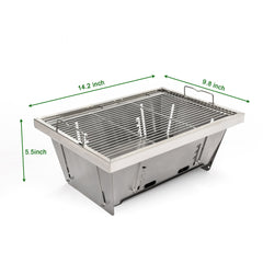Folded Portable BBQ Outdoor Charcoal Barbecue Set
