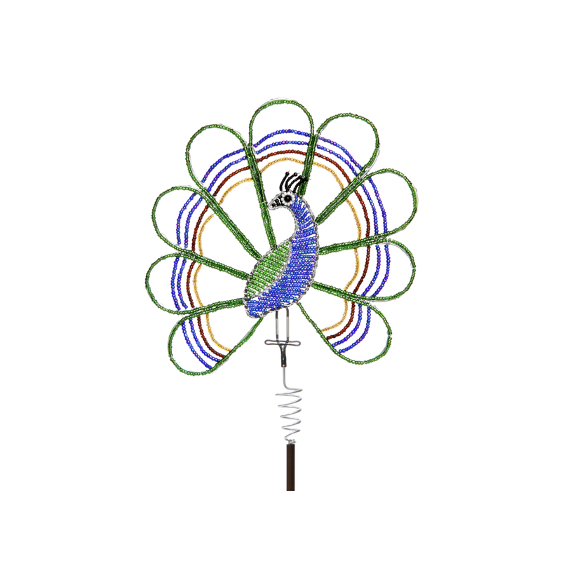 Peacock Garden Stake (Set of 3)