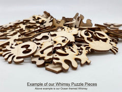 Whimsical Hibiscus Jigsaw Puzzle - 153PCS - #6731