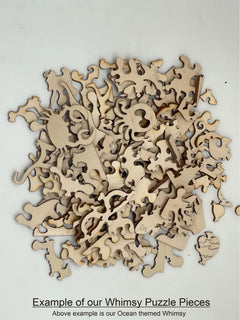 Whimsical Hibiscus Jigsaw Puzzle - 153PCS - #6731
