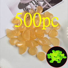 Luminous Stones Fluorescent Aquarium Pebbles Fish Tank Garden Luminous Stones