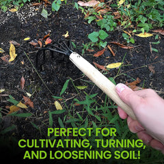 Garden Claw Cultivator Rake – Premium 5-Tine