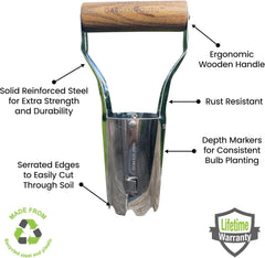 Stainless Steel Garden Bulb Planter