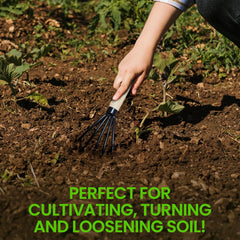 Garden Claw Cultivator Rake – Short Handle