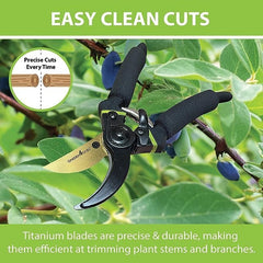 Titanium Soft Grip Garden Pruning Shears Clippers