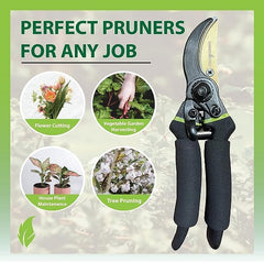 Titanium Soft Grip Garden Pruning Shears Clippers