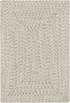 Beige Braided Faux Jute Outdoor Rug
