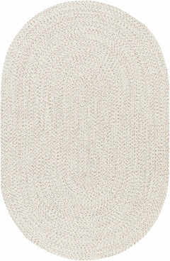Beige Braided Faux Jute Outdoor Rug