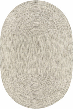 Beige Braided Faux Jute Outdoor Rug