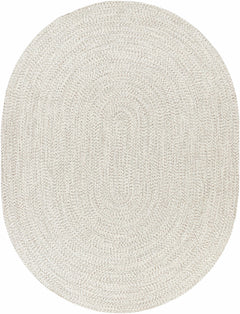 Beige Braided Faux Jute Outdoor Rug