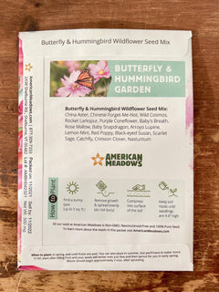 Non-GMO Wildflower Pollinator Garden Seed Packet - Attract Bees, Butterflies & Hummingbirds! (Seeds of Hope)
