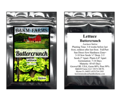 Buttercrunch Vegetable Seeds, Microgreens