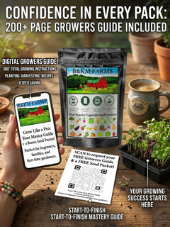20-50 Varieties - Heirloom Vegetable & Herb Seed Vaults – USA Grown, Non-GMO - 10,000-50,000 Seeds
