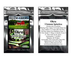 Okra Clemson Spineless 80