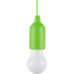 Battery Operated LED Pull Cord Light | Portable Hanging Lantern for Camping, Garden, Party, and Emergency