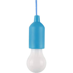 Battery Operated LED Pull Cord Light | Portable Hanging Lantern for Camping, Garden, Party, and Emergency