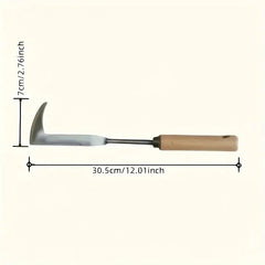 Heavy-Duty Carbon Steel Hand Shovel | Ergonomic Weeding Tool for Cracks and Gardens