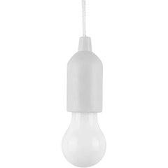 Battery Operated LED Pull Cord Light | Portable Hanging Lantern for Camping, Garden, Party, and Emergency