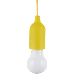 Battery Operated LED Pull Cord Light | Portable Hanging Lantern for Camping, Garden, Party, and Emergency