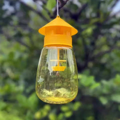 Fruit Fly Trap Killer | Yellow Plastic Drosophila Trap for Orchard and Garden Pest Control