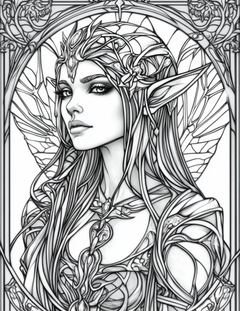 Garden Spirits: Stained Glass Fairies & Elves – Volume 2