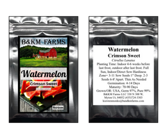 Crimson Sweet Watermelon Fruit Seeds