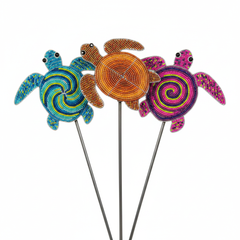 Sea Turtle Garden Stake (Set of 3)