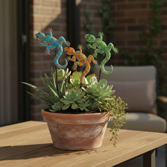 Gecko Garden Stake (Set of 3)