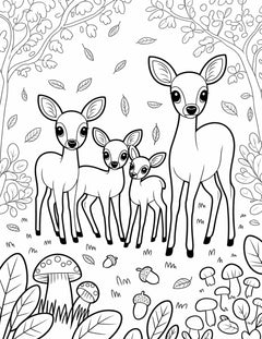 Autumn Landscapes Coloring Book – 150 Pages (Digital Download PDF)