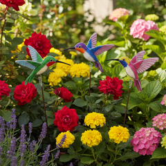 Hummingbird Garden Stake, Asst (Set of 3)