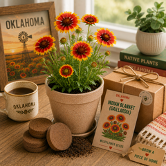 Oklahoma Indian Blanket Wildflower Grow Kit