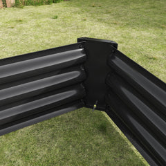 Raised Garden Bed Outdoor 6×3×1 ft Metal Raised Rectangle Planter Bed